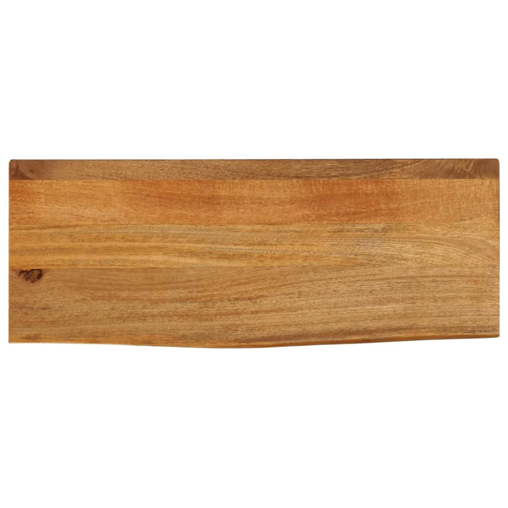 Wandregal 40x20x2,5 cm Rechteckig Massivholz Akazie Baumkante