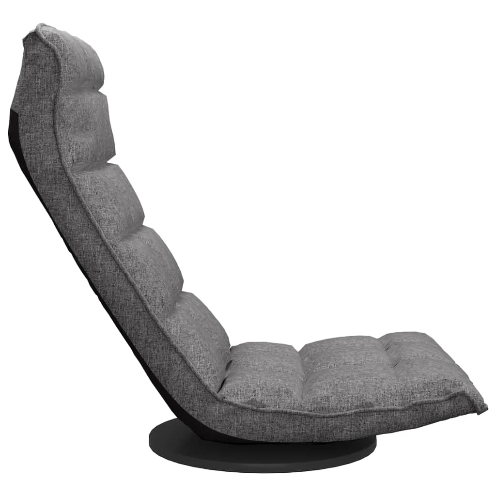 Bodenstuhl Drehbar Dunkelgrün 70x51x79 cm Stoff