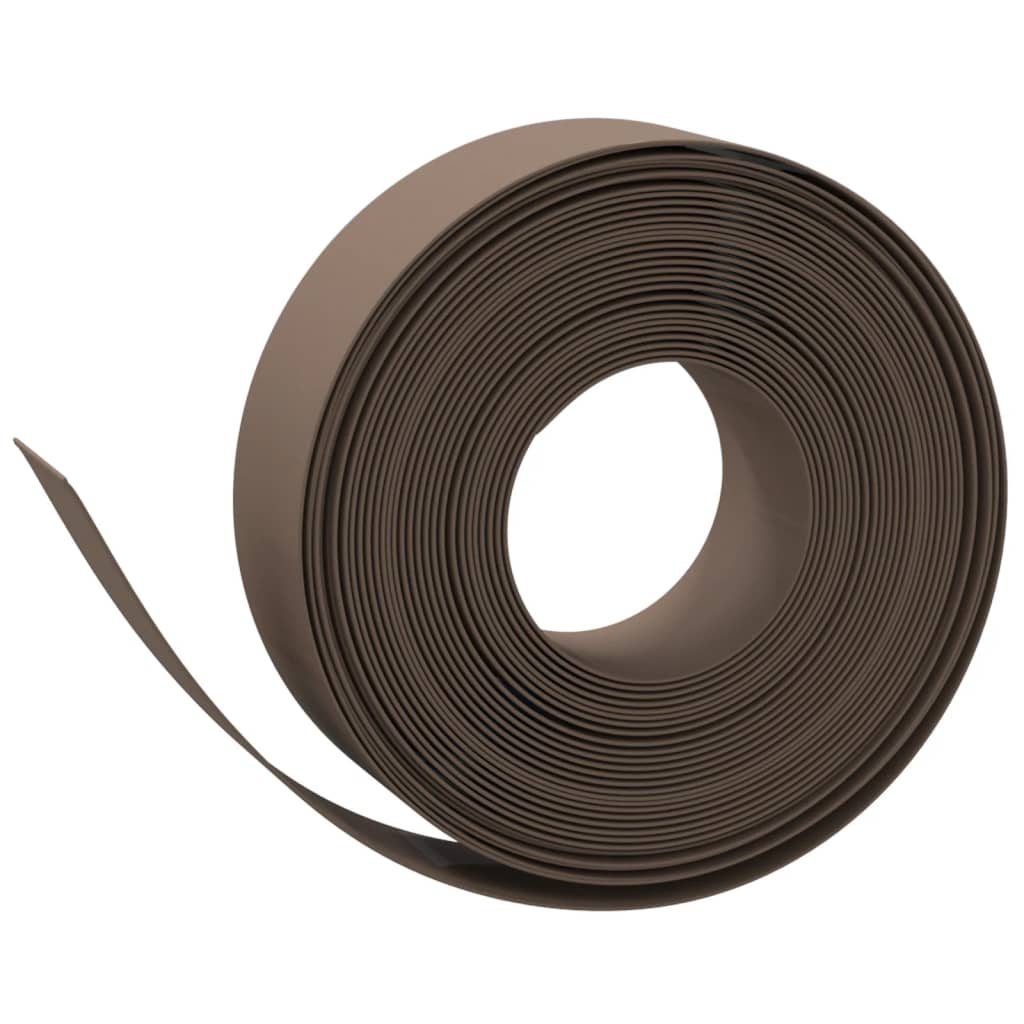 Gartenumrandung 25 m 10 cm PE Grau