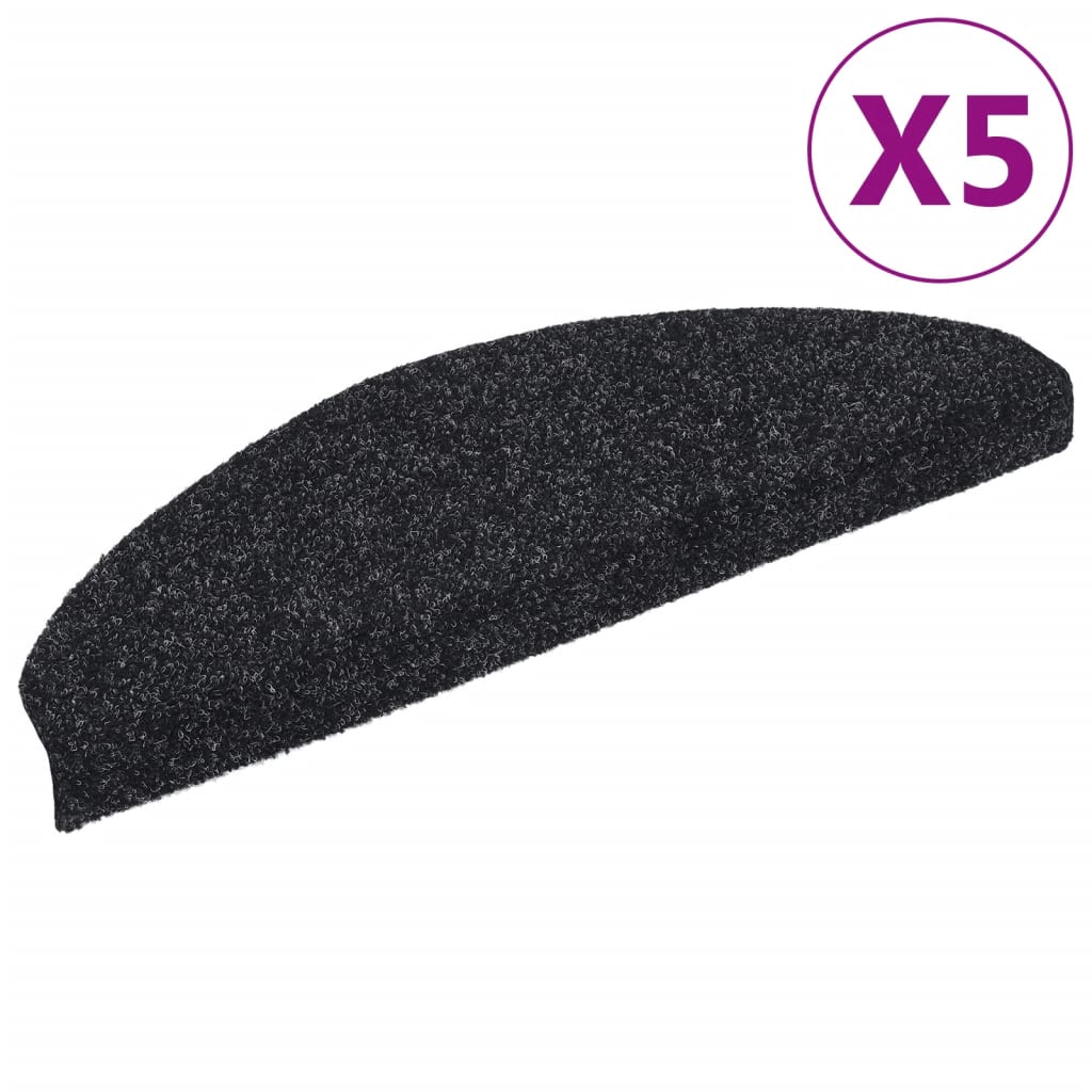 Stufenmatten Selbstklebend 15 Stk. 56x17x3 cm Hellbraun Halbrund
