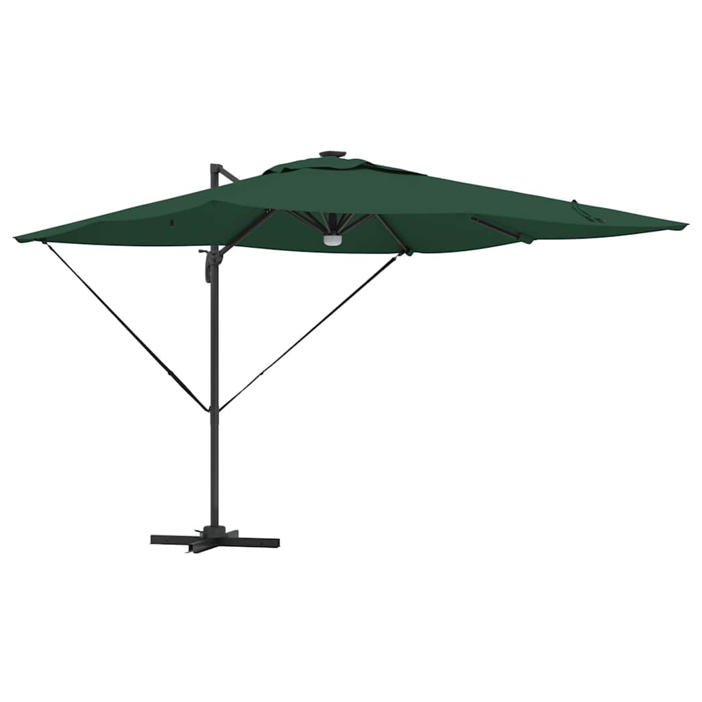 Roma Parasol Beige 286 x 284 x 270 cm Aluminium und Polyester
