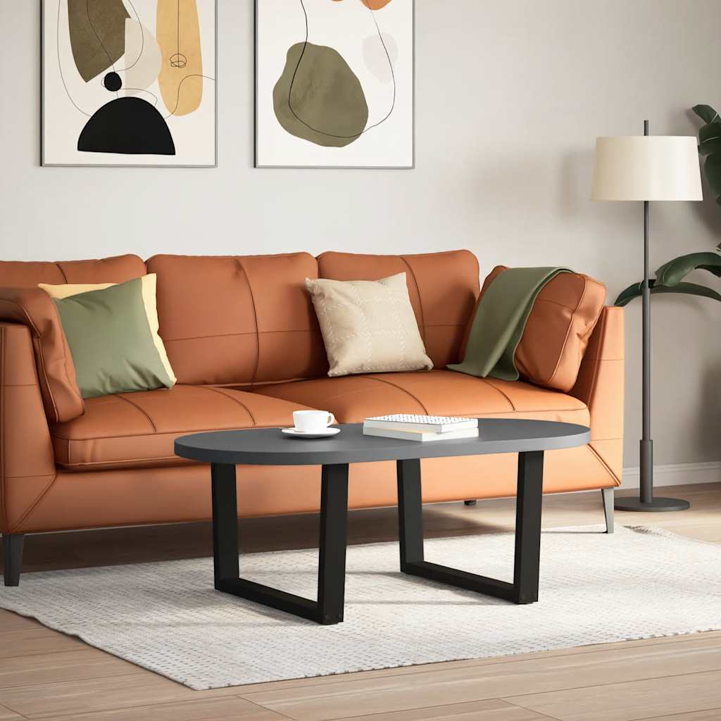 Couchtischbeine V-Form 2 Stück Schwarz 30x(30-31,3) cm Stahl