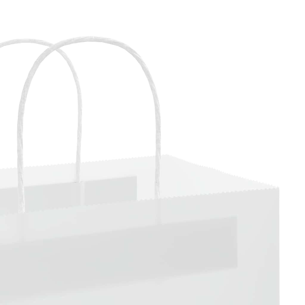 Papiertragetaschen 50 Stk. mit Henkeln Braun 21x11x36 cm