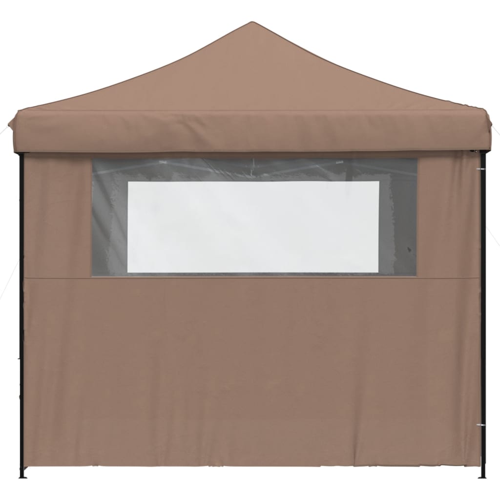 Partyzelt Faltbar Pop-Up Schwarz 292x292x315 cm