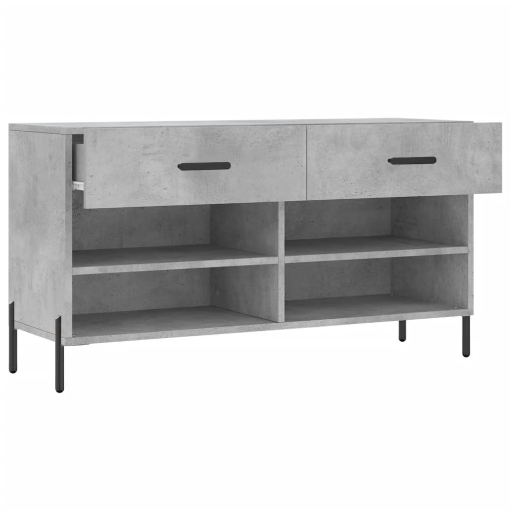 Schuhbank Weiß 102x35x55 cm Holzwerkstoff