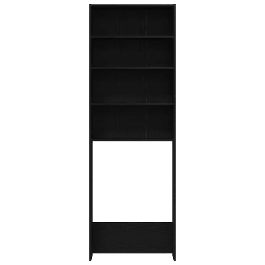 Waschmaschinenschrank Weiß 64x24x190 cm