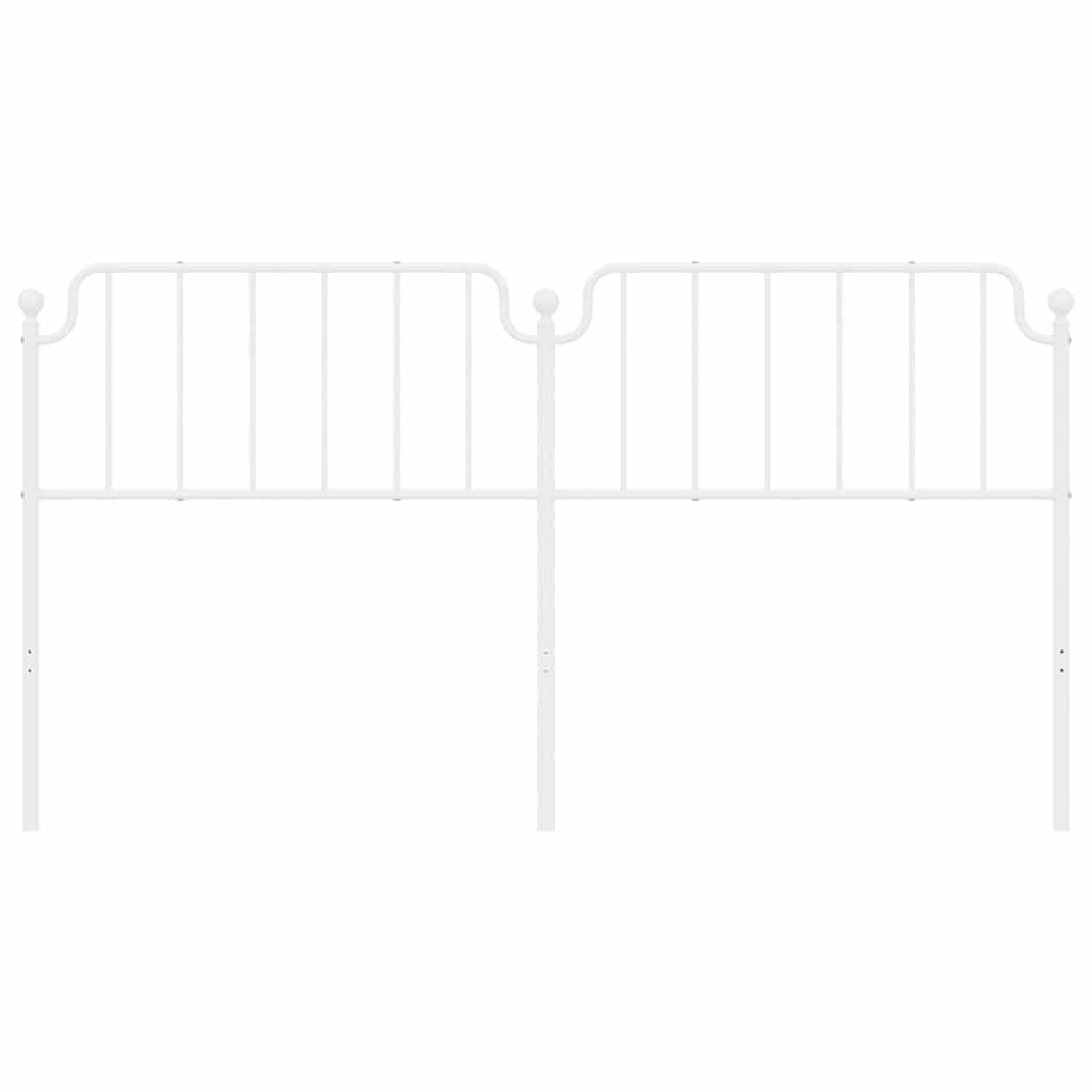 Ersatz-Kopfteil Metall Schwarz 135 cm