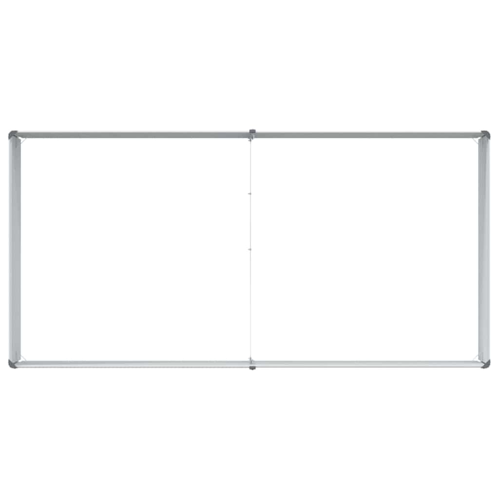 Hochbeet Hellbraun 100 x 100 x 77 cm Verzinkter Stahl