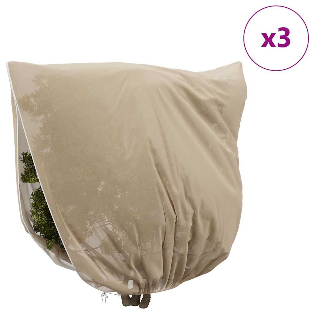 Wintervlies mit Reißverschluss 4 Stk. 70 g/m² 1x1,55 m