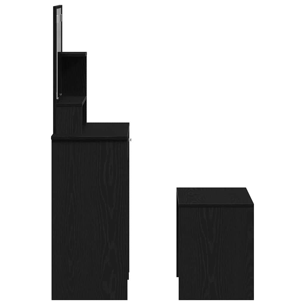Schminktisch-Set Weiß 86,5x35x136 cm