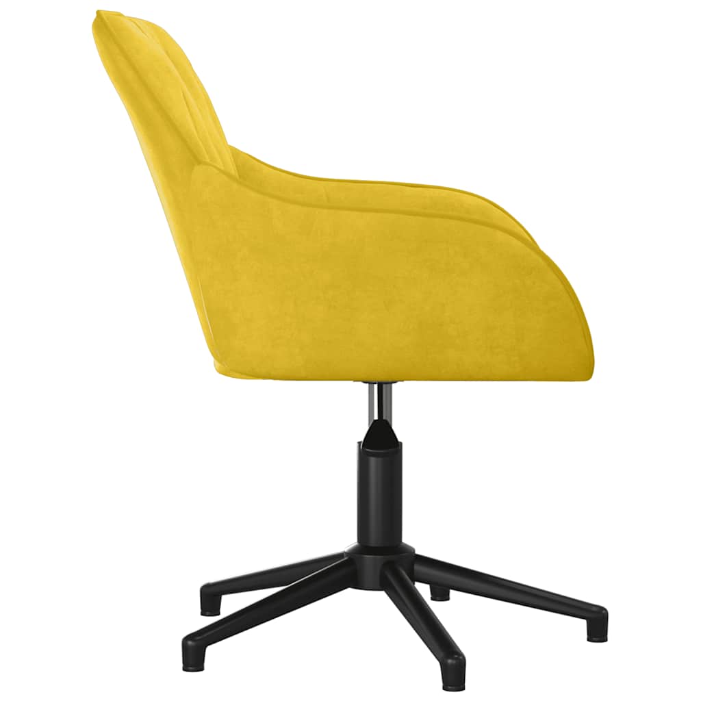 Bürostuhl Drehbar Blau Samt