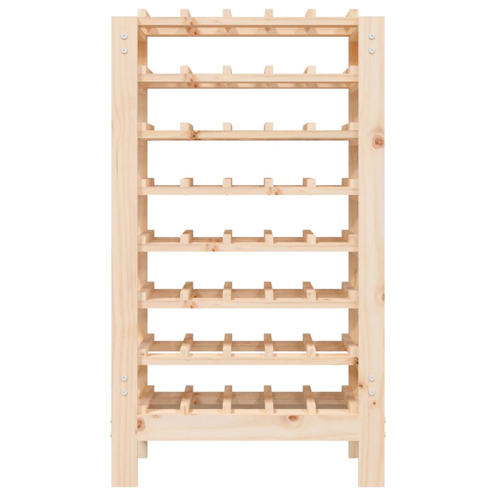 Weinregal 109,5x30x107,5 cm Massivholz Kiefer