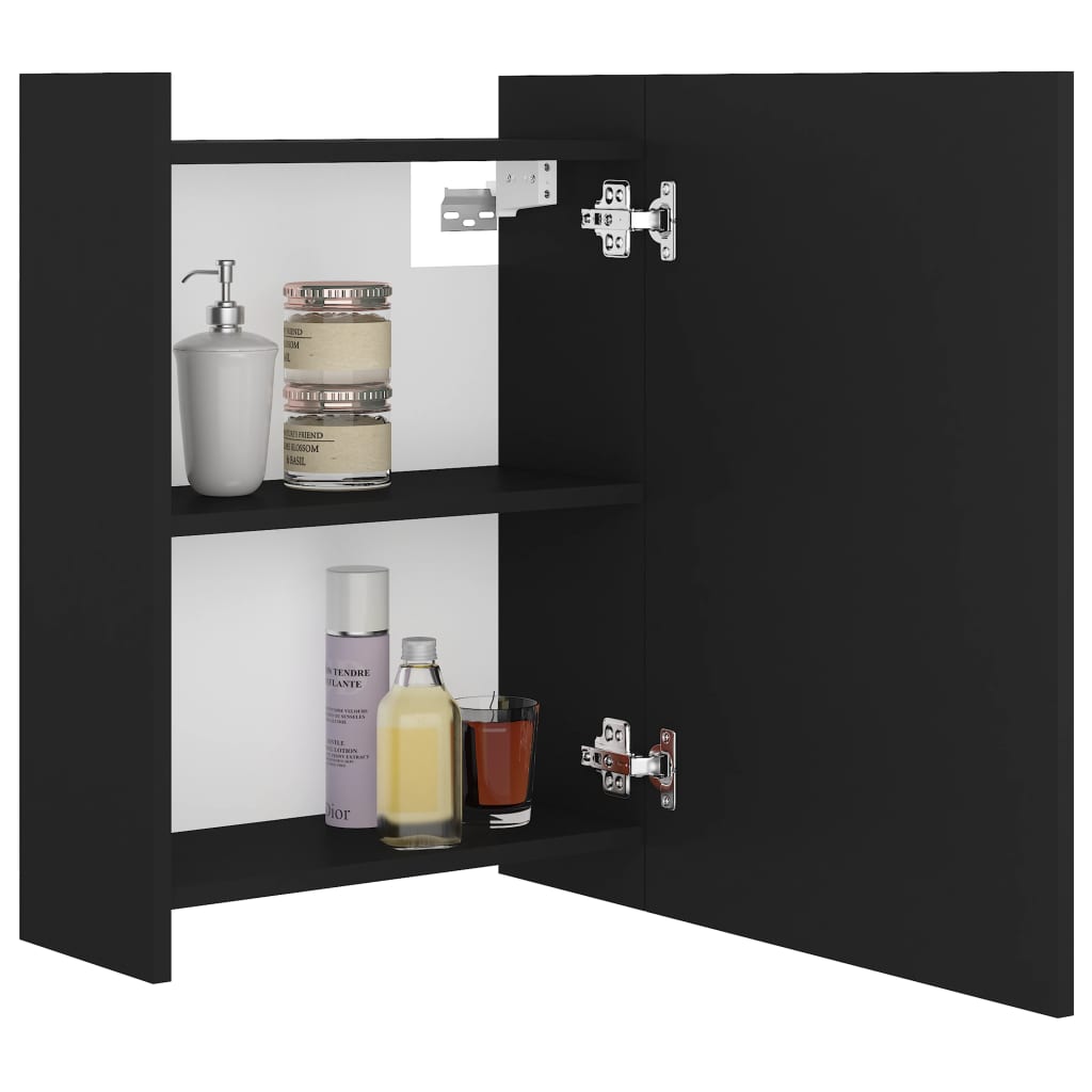 Bad-Spiegelschrank Weiß 62,5x20,5x64 cm Holzwerkstoff