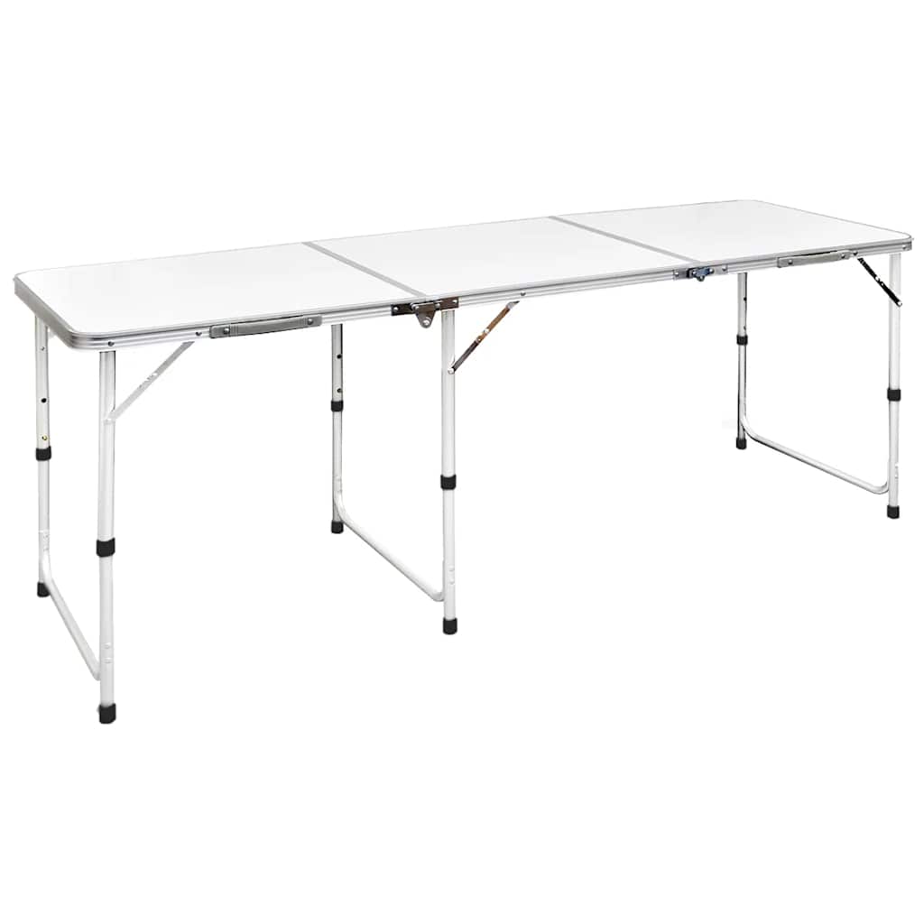 Campingtisch Klappbar Höhenverstellbar Aluminium 120x60 cm