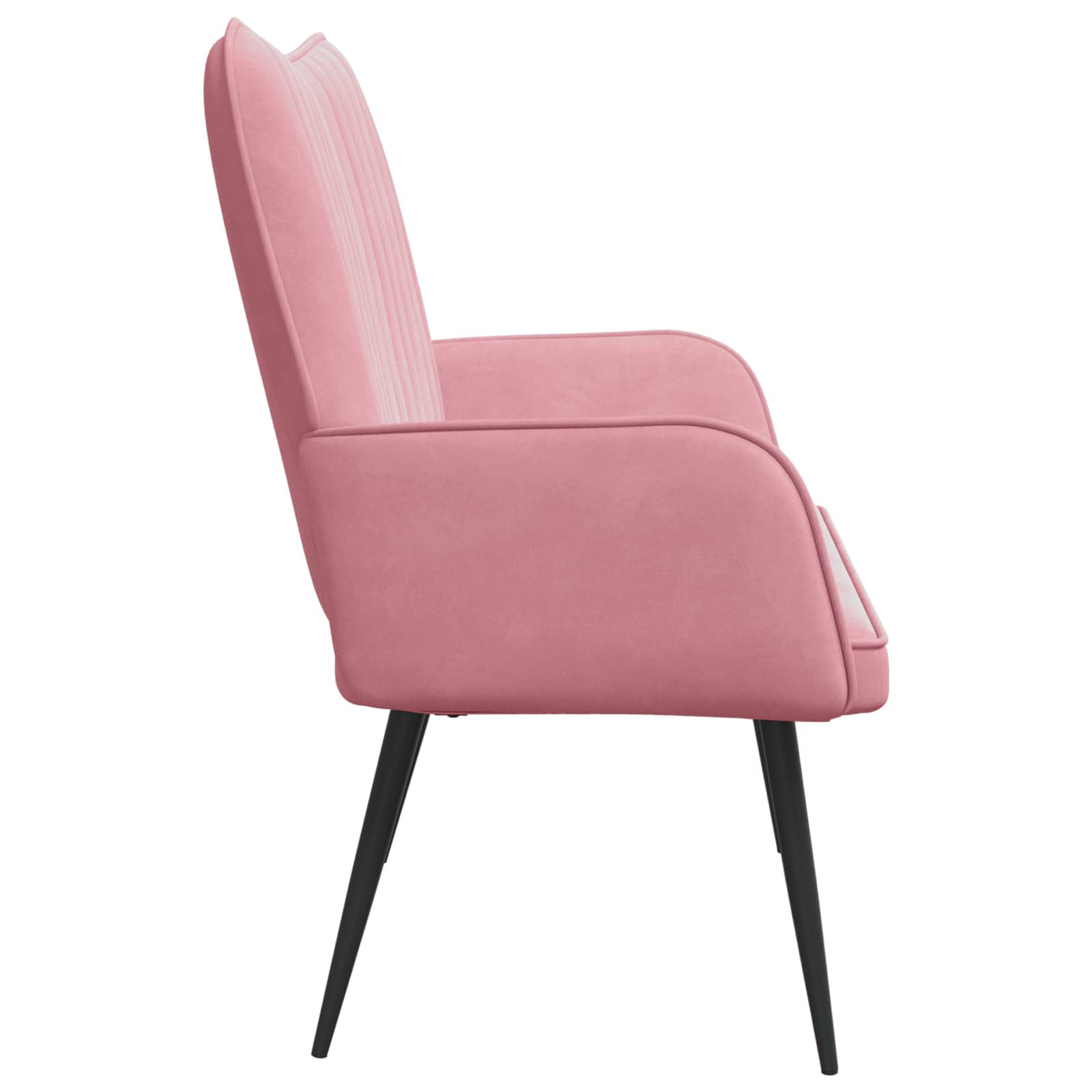2-Sitzer Sofa Hellgrau 115 x 61 x 87 cm Samt (V)