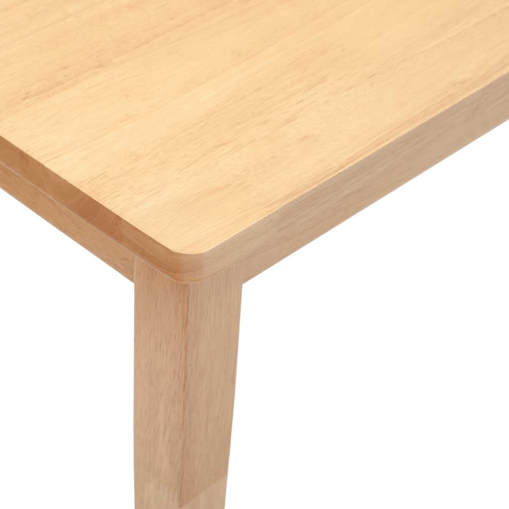 Bank 110 cm Braun Massivholz Gummibaum