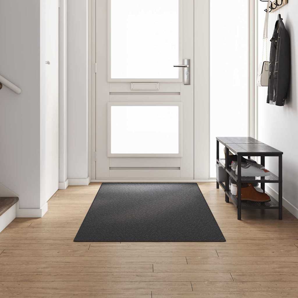 Teppichläufer Anthrazit 80 x 500 cm 100% Polypropylen