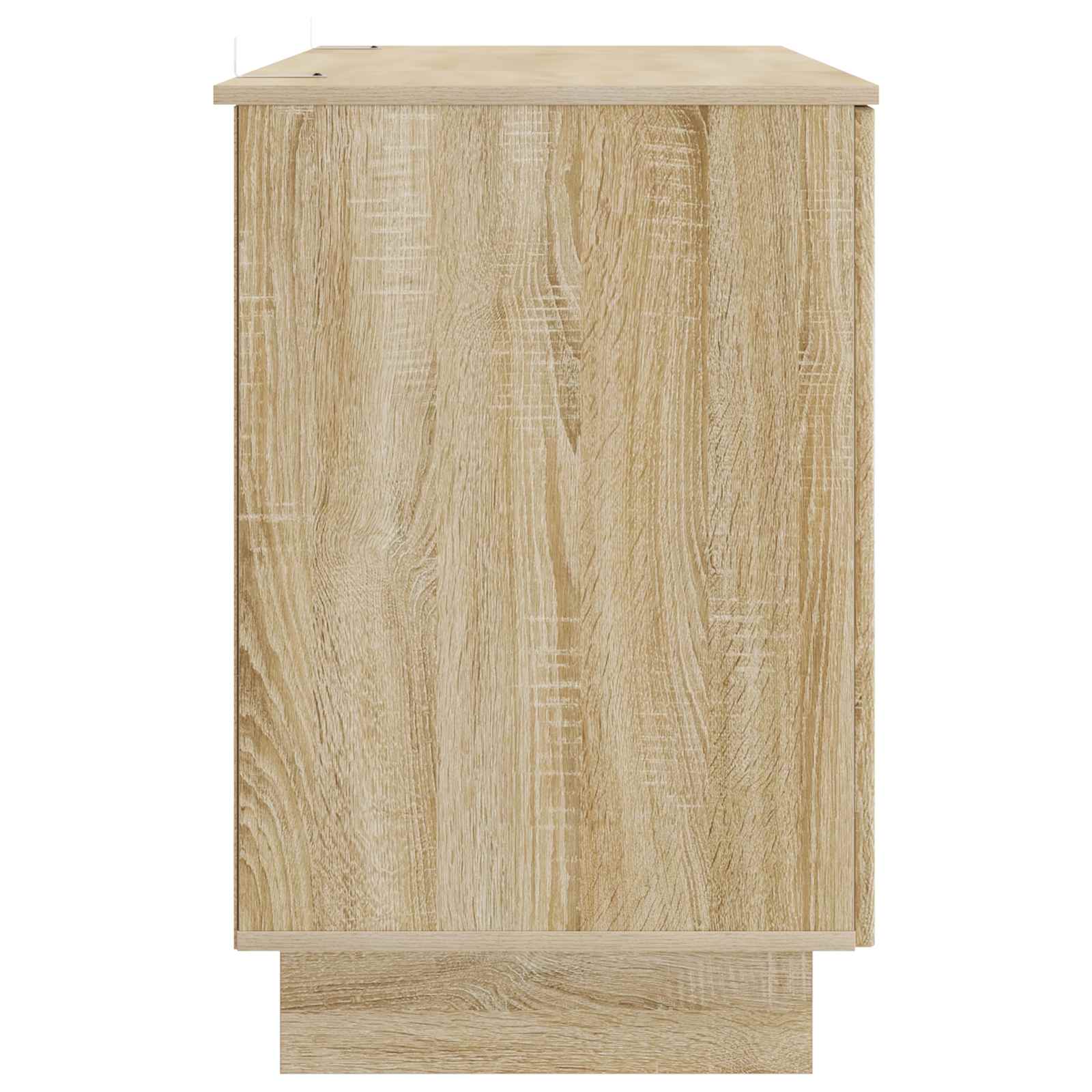 Schreibtisch Schwarz Holzwerkstoff 142,5 x 50 x 75 cm