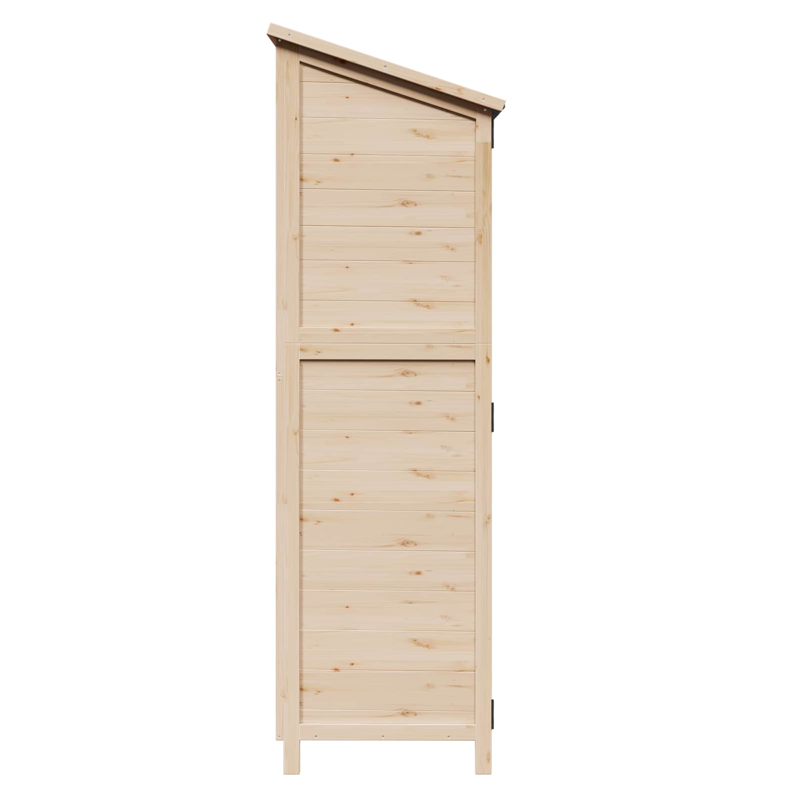 Gartenschuppen Natur 59,5 x 56 x 113,5 cm Massivholz aus Fichte