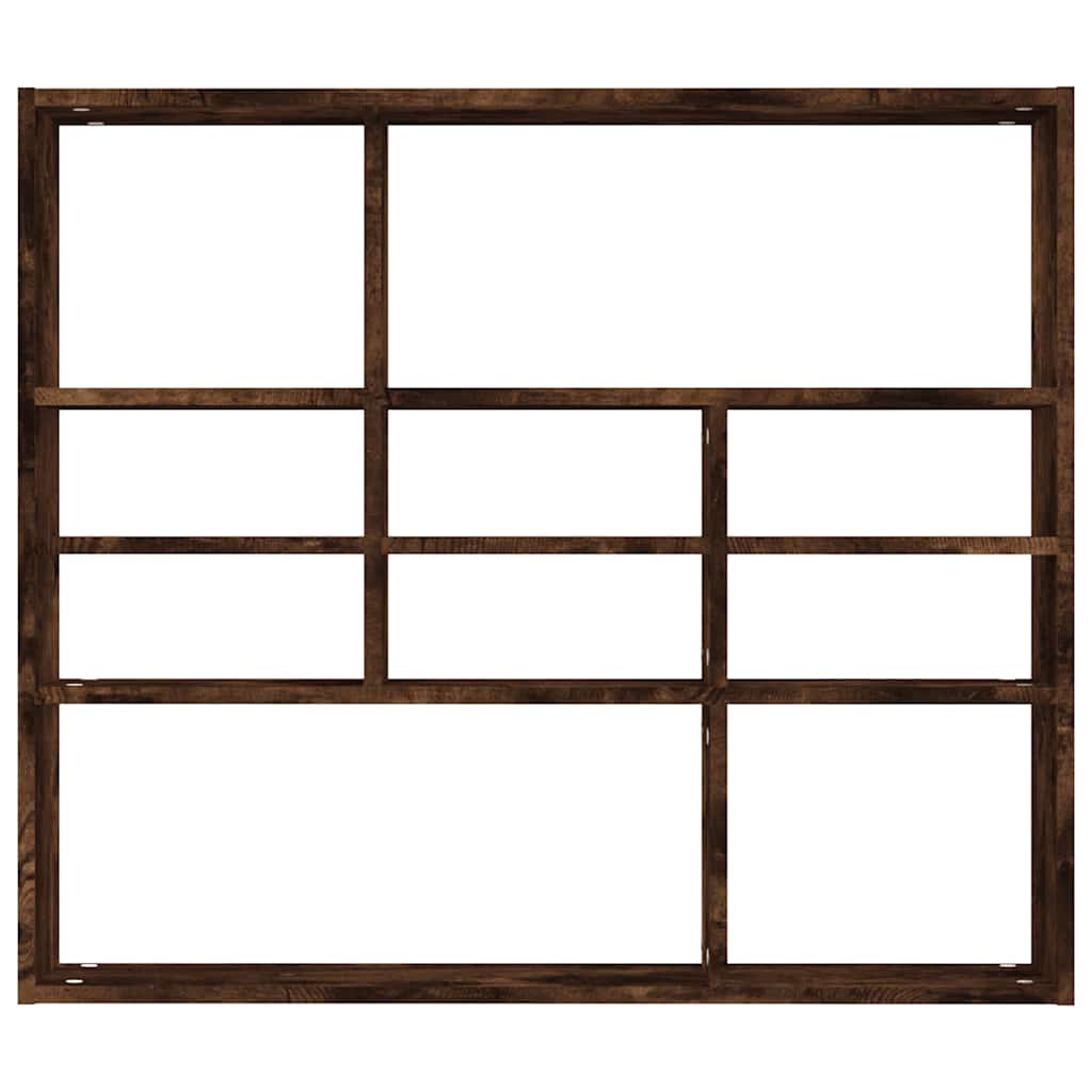 Wandregal Weiß 90x16x78 cm Holzwerkstoff