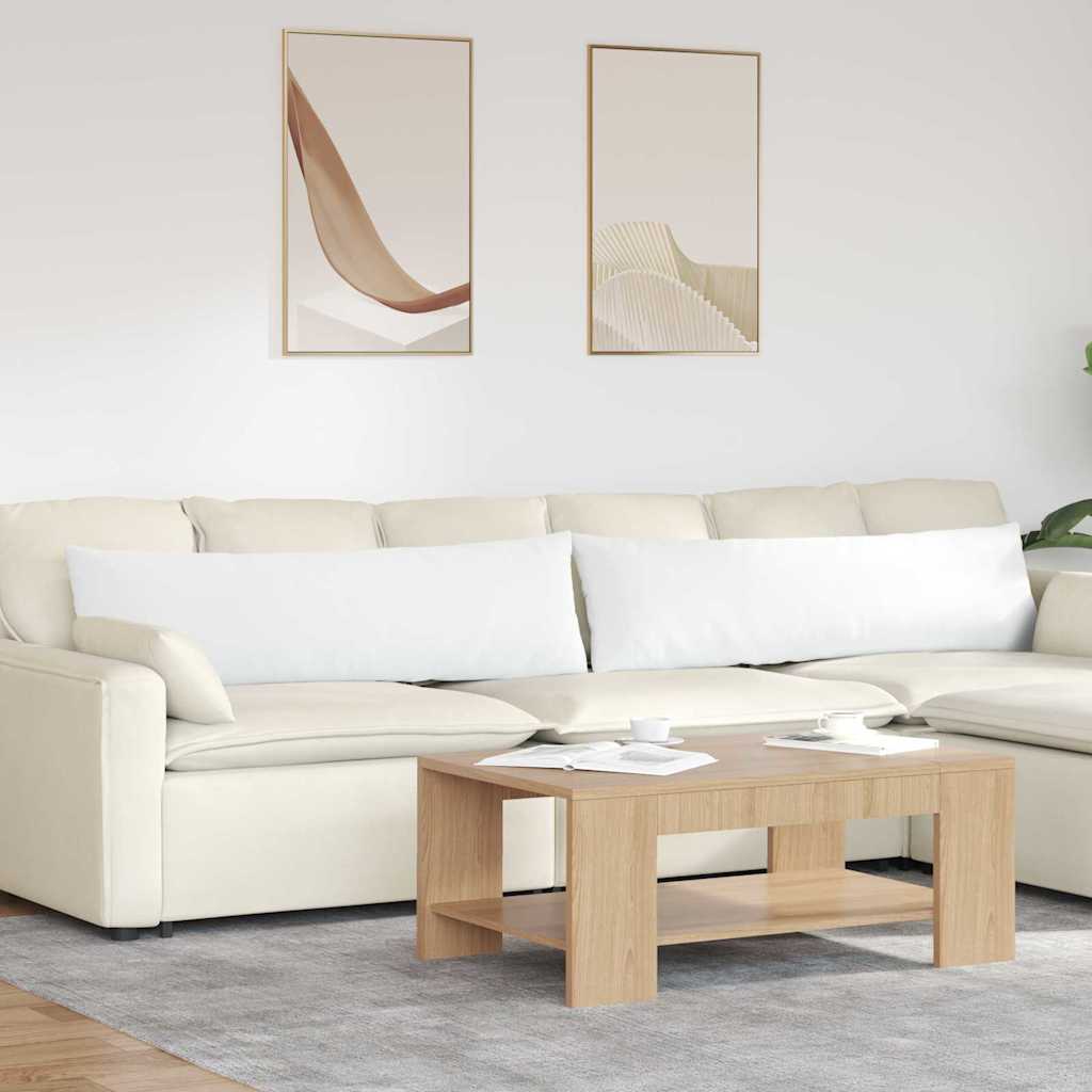 Sofakissen 2 pcs Hellgrau 50 x 30 cm Stoff
