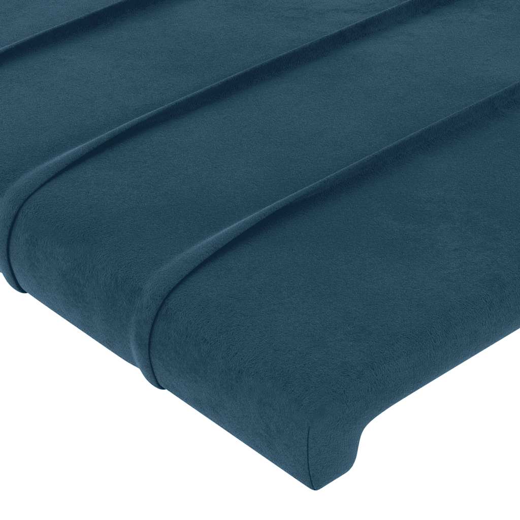 Kopfteil Hellgrau 80x5x118/128 cm Samt