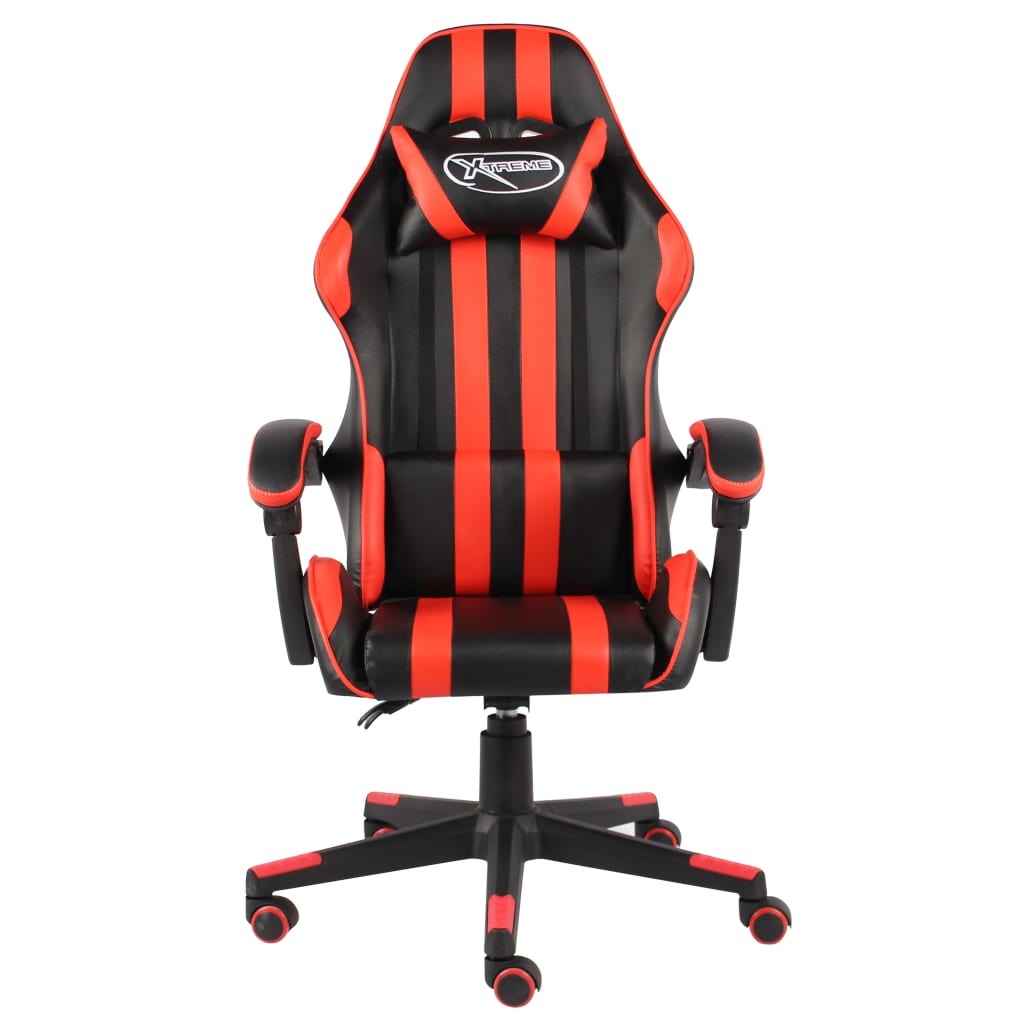 Gaming-Stuhl Schwarz und Blau Kunstleder
