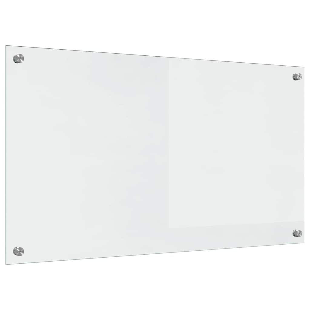 Küchenrückwand 2 pcs Weiß 70 x 40 cm Gehärtetes Glas