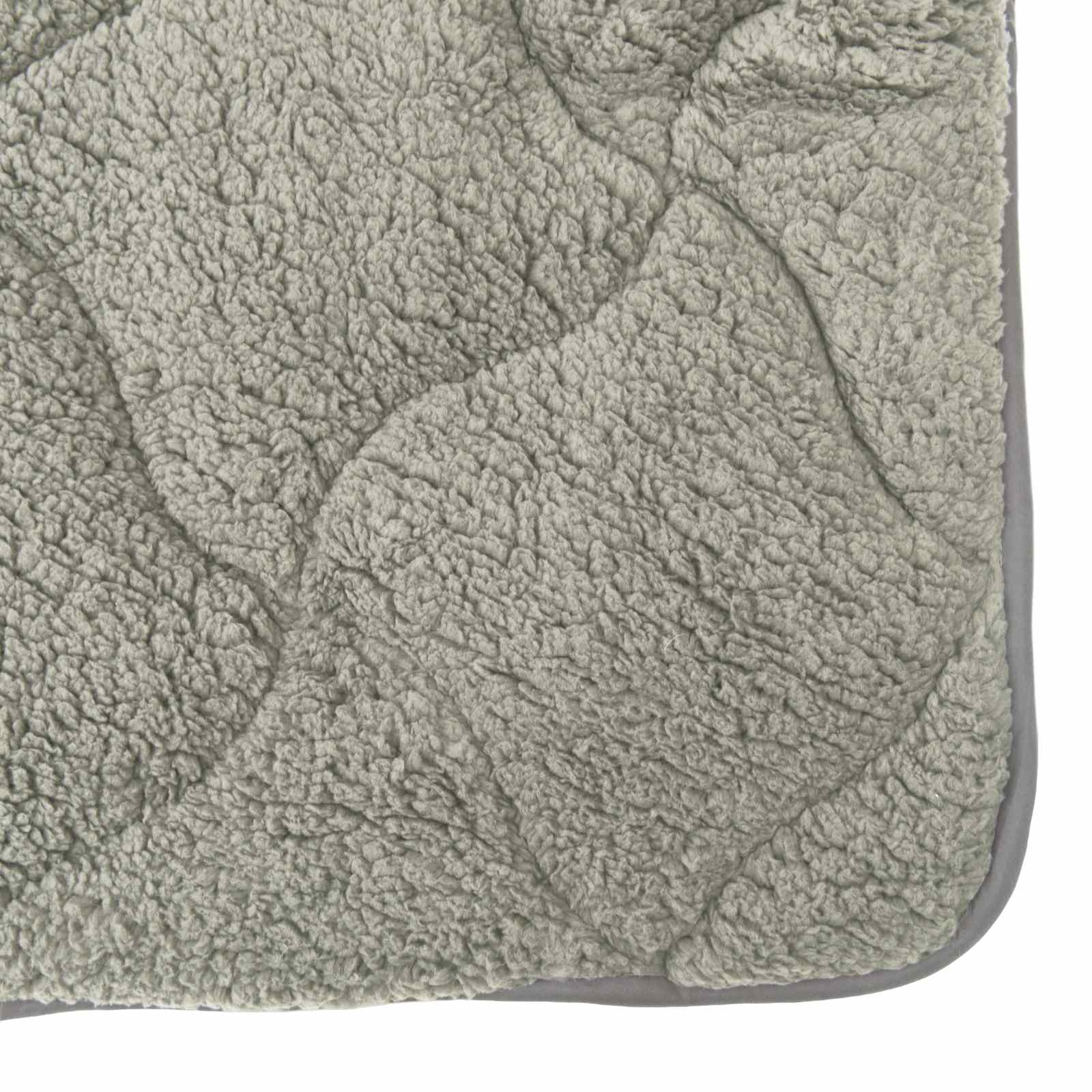 Sommerdecke Anthrazit 135 x 200 cm Mikrofaser und Teddy-Fleece