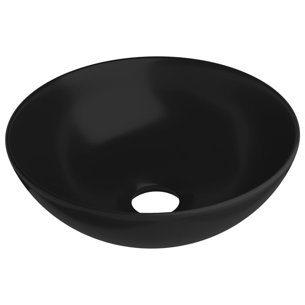 Waschbecken 28 x 10 cm Keramik Silbern