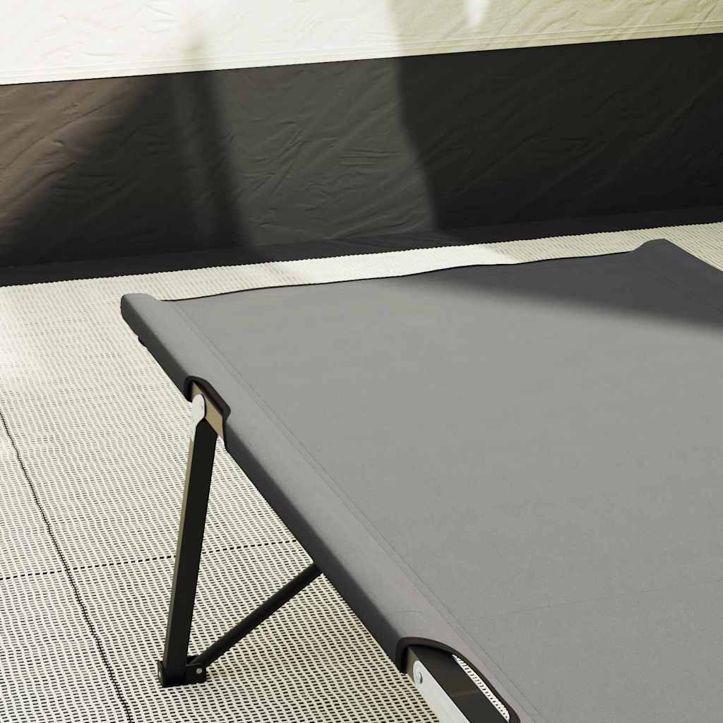 Klapp Schlafbett fürs Camping Blau 206 x 76 x 74 cm