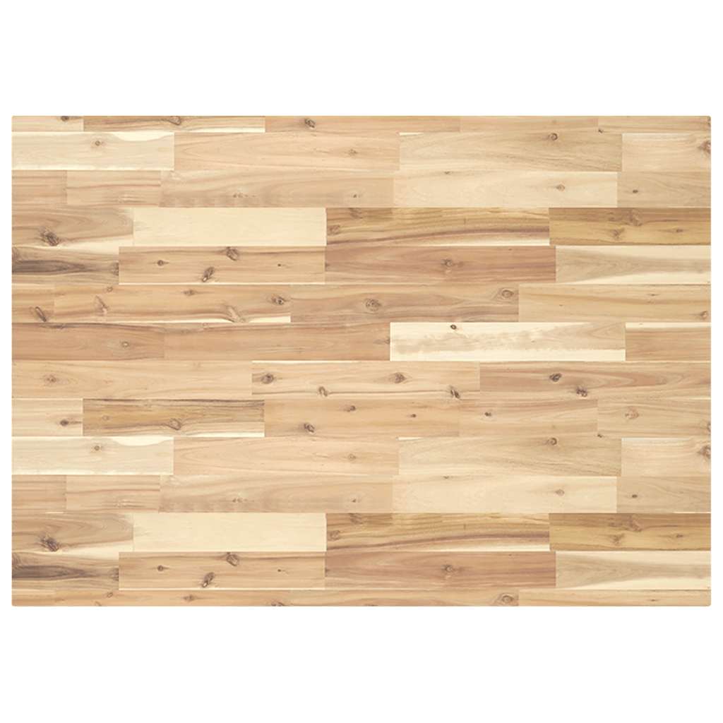 Tischplatte Rechteckig 60x50x2 cm Massivholz Akazie