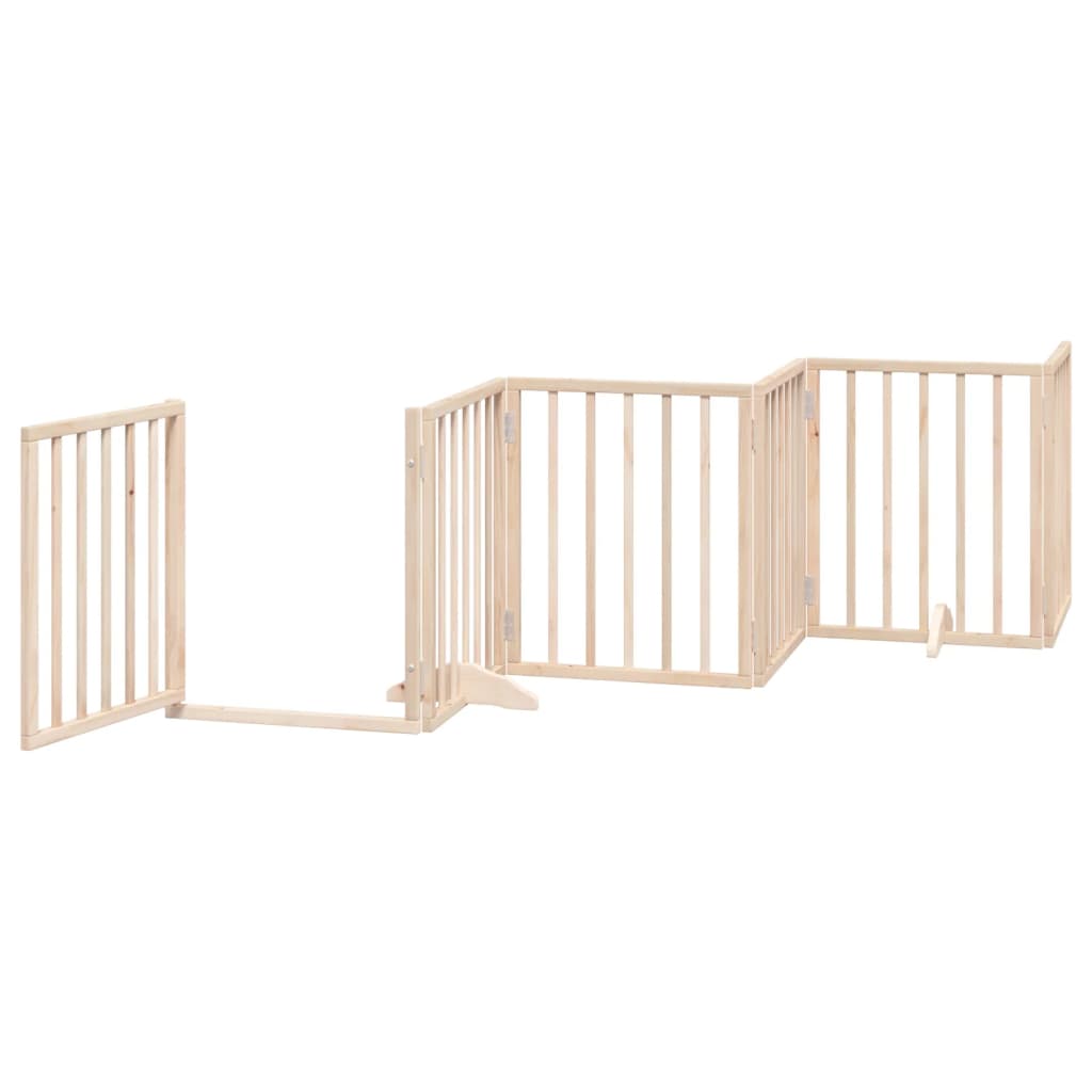 Hundegitter Faltbar 3 Paneele 150 cm Pappelholz