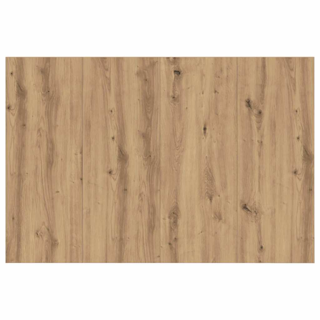 Kopfteil mit Nachttischen Weiß Holzwerkstoff