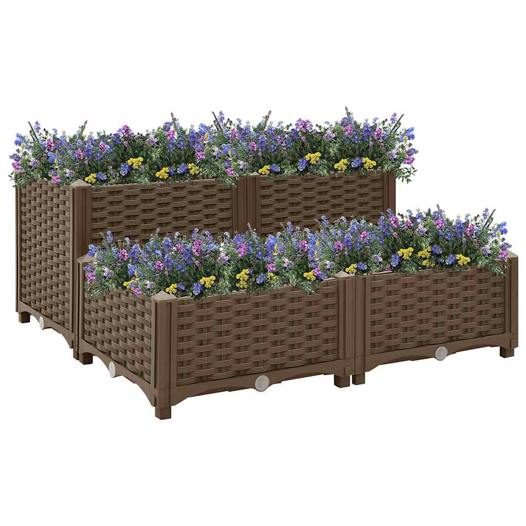 Hochbeet 40x40x23 cm Polypropylen