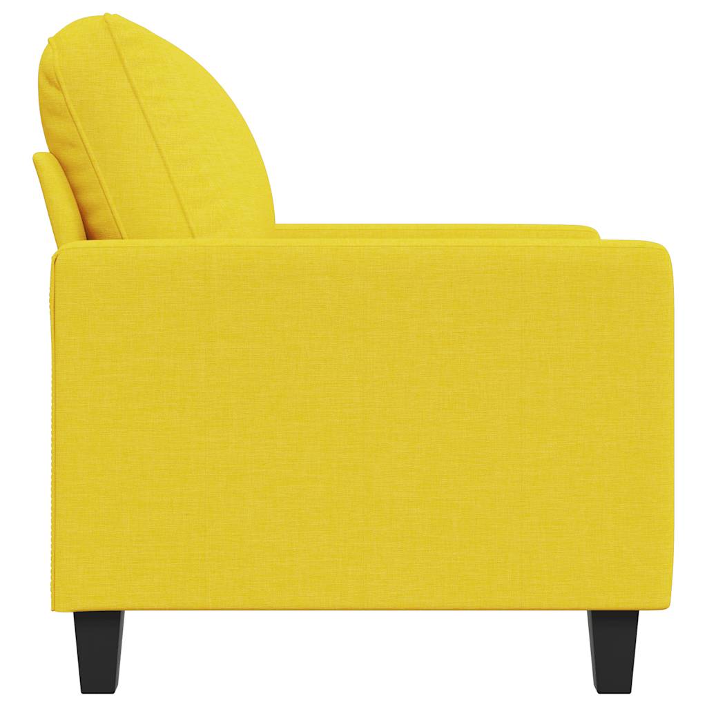 3-Sitzer-Sofa Hellgrau 180 cm Stoff