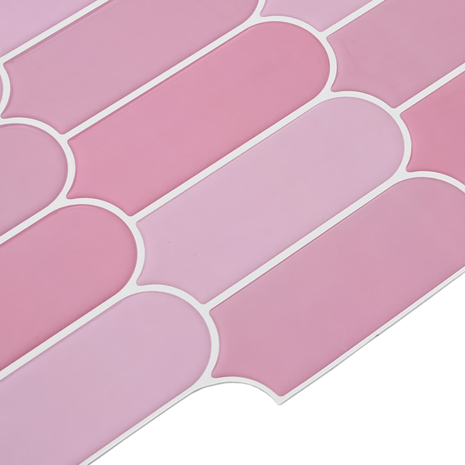 Federfliese 10 pcs Grau Marmor 30 x 30 cm Polyurethan und PET
