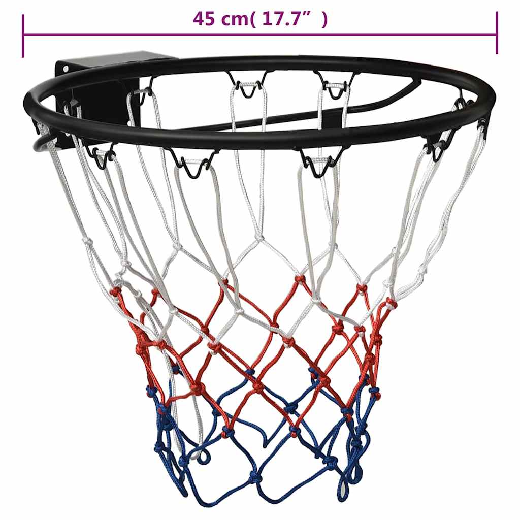 Basketballkorb mit Netz Orange 45 cm