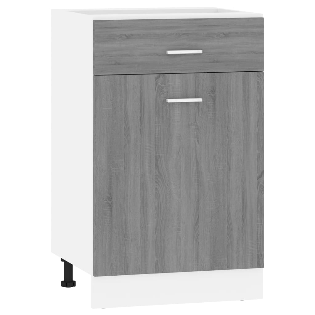 Unterschrank Lyon Weiß 60x46x81,5 cm Holzwerkstoff