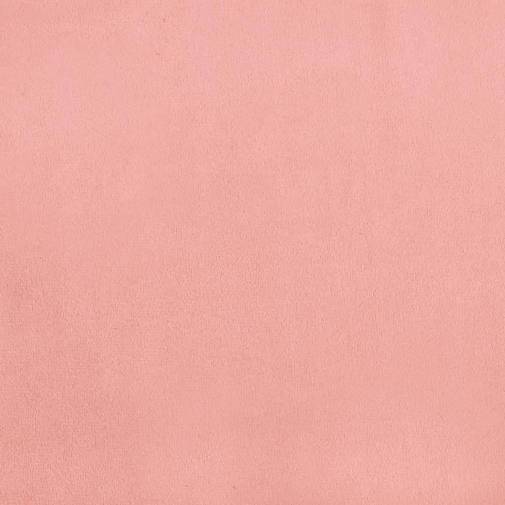 Kopfteil mit Ohren Dunkelblau 93x23x78/88 cm Samt