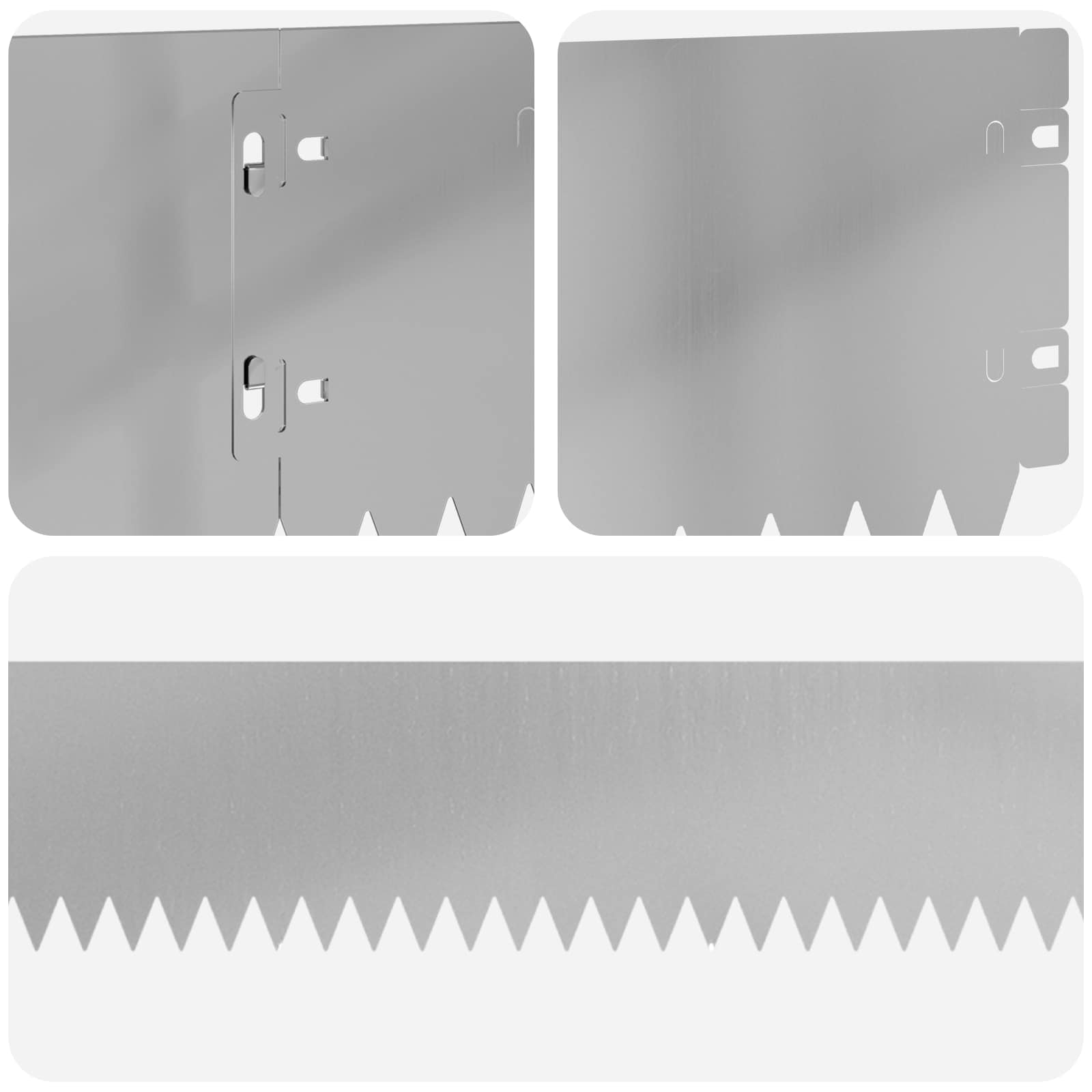 Raseneinfassung 10 pcs 103 x 10 cm Stahl Schwarz