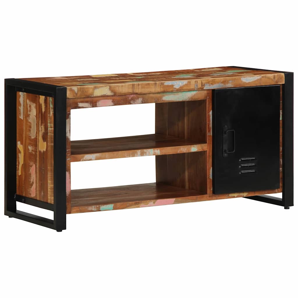 Schuhbank Braun 100 x 40 x 50 cm Massivholz Mango