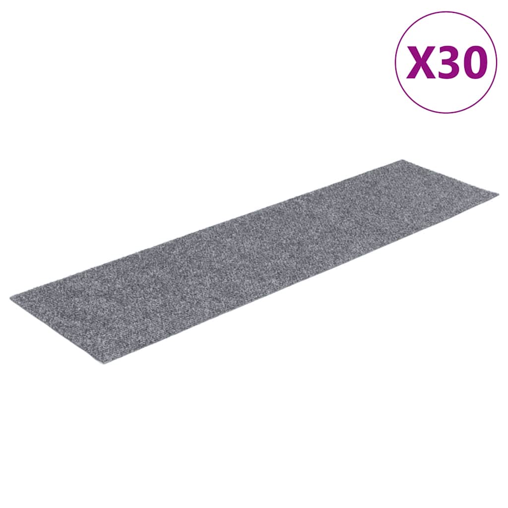 Stufenmatten Selbstklebend 15 Stk. 60x25 cm Hellbraun Rechteckig