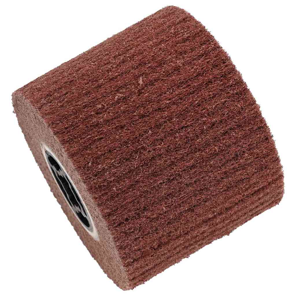 Schleifrollen 3 pcs Braun 12 x 12 x 10 cm Synthetische Faser