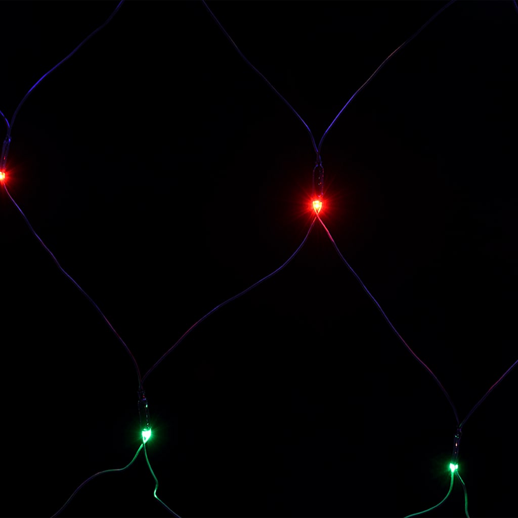 LED-Lichternetz Warmweiß 3x2 m 204 LEDs Indoor Outdoor