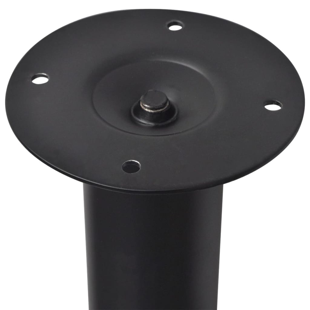 2 x Teleskopfuß Tischfuß Stützfuß Tischbein Chrom 710 mm-1100 mm