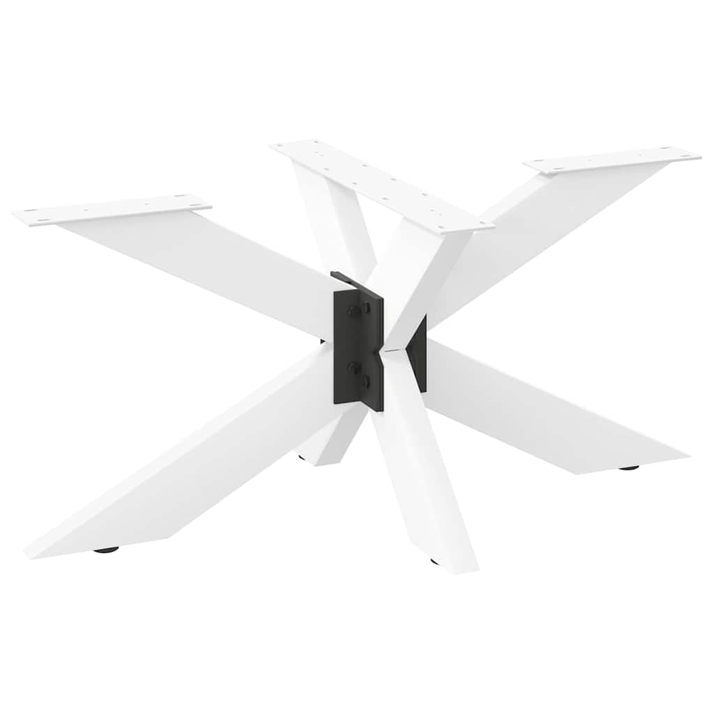 Couchtischbein in Spinnenform Naturstahl 98x58x(42-43) cm Stahl