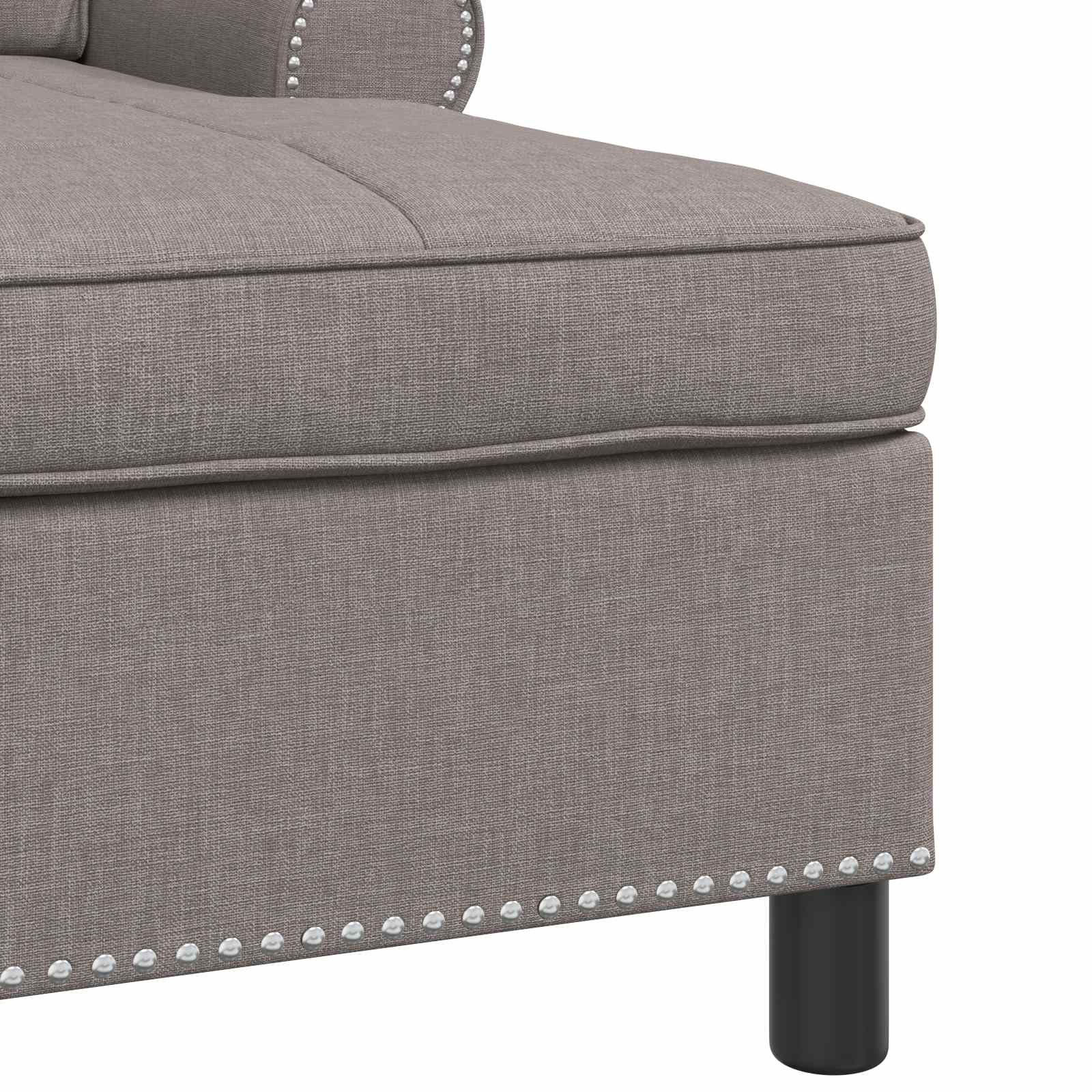 Lounge-Liege mit Kissen Hellgrau 91 x 157 x 91 cm Stoff