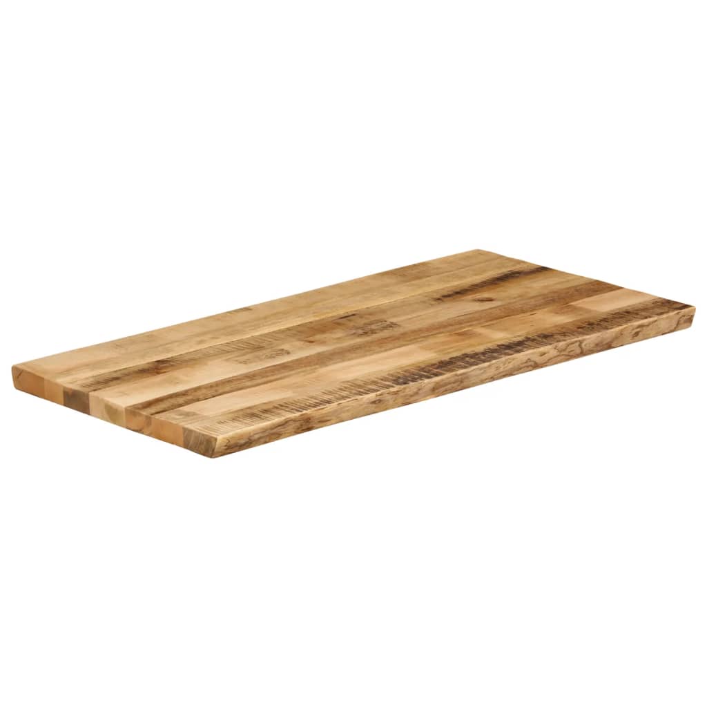 Tischplatte 40x40x2,5 cm Rechteckig Massivholz Akazie Baumkante