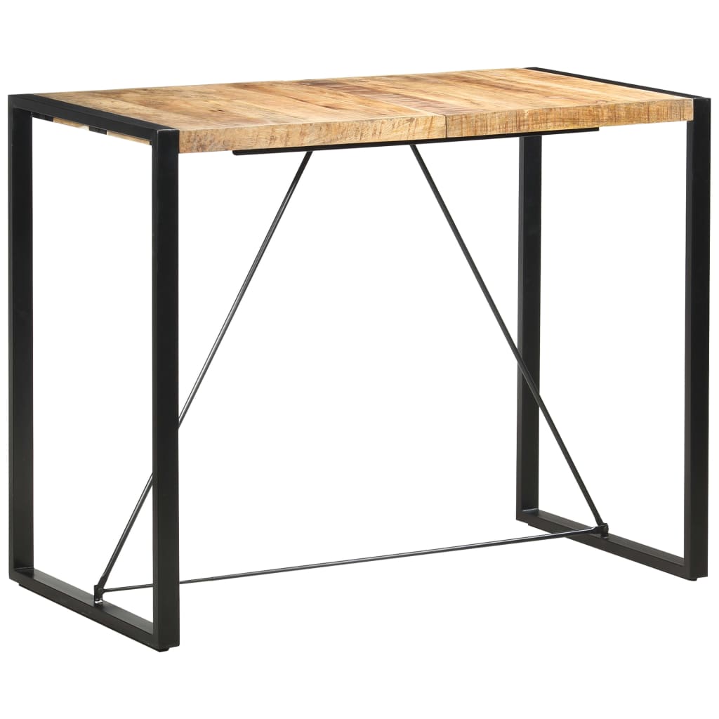 Bartisch 110 x 60 x 110 cm Massivholz Mango